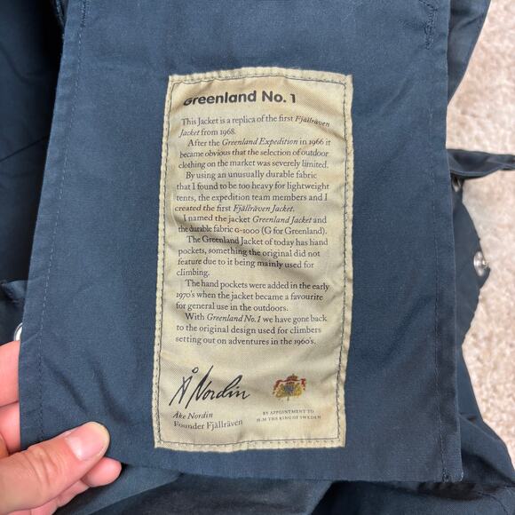 Fjallraven Greenland No 1 G 1000 Jacket Men's Medium Gorpcore - Picture 9 of 13